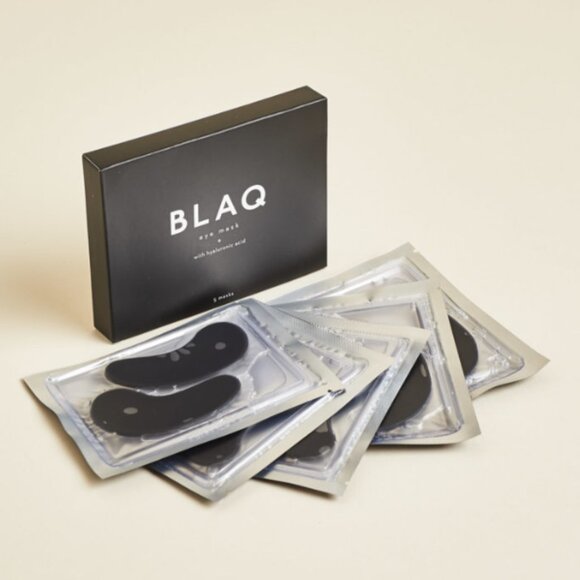 BLAQ Eye Mask with Hyaluronic Acid for Wrinkle Repair 5 Pairs in New Box Sealed - Picture 1 of 5